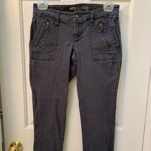 Old Navy | Charcoal Skinny Jeans with Zippers